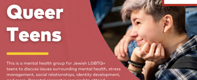 LGBTQ+ jewish teens mental health