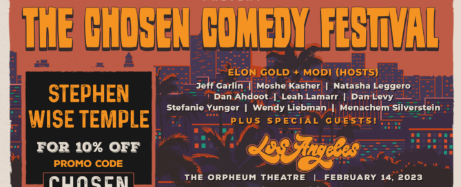 Chosen Comedy Festival promotional flyer