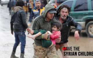 Save the Syrian Children earthquake photo