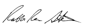 Rabbi Ron Stern Signature
